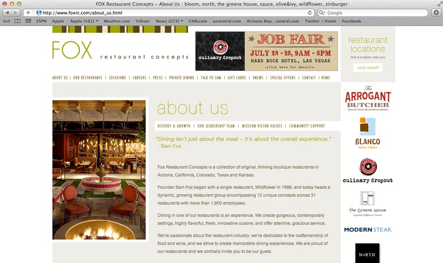 Fox Restaurant Concepts