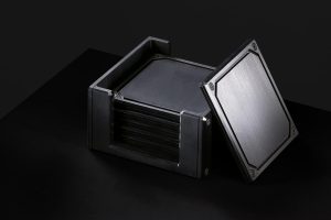 Olson Form Cup Coaster Set Black Kitchen Sink